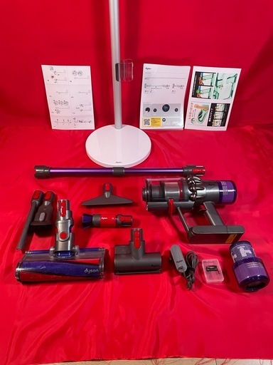 ダイソン④SV14V11純正スタンド 新品伸縮式パイプ ヘッド選択 補強