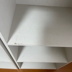 三段ボックス　カラーボックス　白　ホワイトの画像
