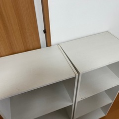 三段ボックス　カラーボックス　白　ホワイトの画像