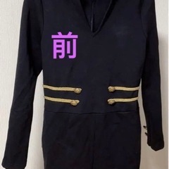 ブラックおしゃれセクシーワンピースMの画像