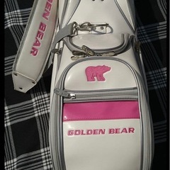 キャディバッグ&クラブ6本　GOLDEN BEAR　ゴールデンベア　の画像