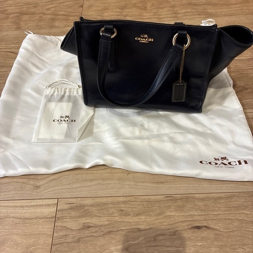 COACH革ハンドバッグ