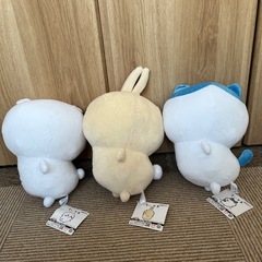ちいかわぬいぐるみ3個セットの画像