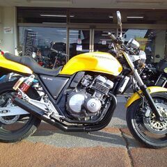 NO.5623　ＣＢ４００Ｓｕｐｅｒ　Ｆｏｕｒ　水冷４サイクル４気筒エンジン　ショート管付き　イエロー　☆彡の画像