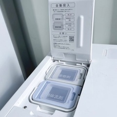 【全国最安値】💎2021年製SHARPドラム式洗濯機 洗剤自動　NEXT乾燥ES-W113 配達無料の画像