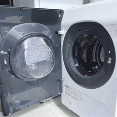 【全国最安値】💎2021年製SHARPドラム式洗濯機 洗剤自動　NEXT乾燥ES-W113 配達無料の画像