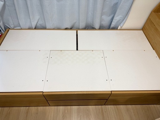 りくっちさん　専用　セミダブル　中古 セミダブルベッドニトリ (もっちゃん) 京成曳舟のベッド《シングル