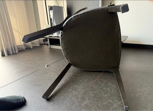 カリモク　モダンアームチェア グレー　CA3700W552
