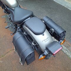 NO.5627　レブル２５０　ＡＢＳ付き　水冷４サイクル単気筒エンジン　フューエルインジェクション　サイドバック付き　マッドグレー　☆彡の画像