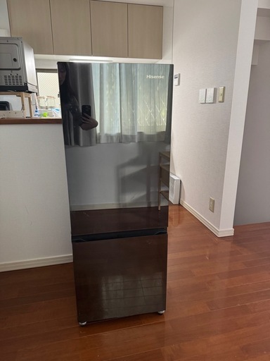 ハイセンスミラー冷蔵庫　美品