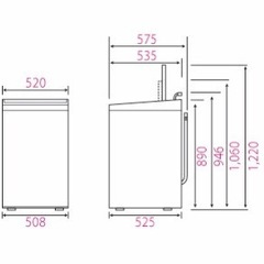 ハイアール　洗濯機の画像