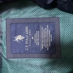美品 U.S. POLO ASSN. グリーン ジャケット 短丈 刺繍 の画像