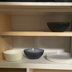 【DIY】カラーボックス食器棚【3段】の画像