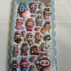 新作✨ラブブぷりぷりおしりシールの画像