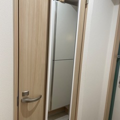 ニトリ　高さが調整可能なドア掛けミラーの画像