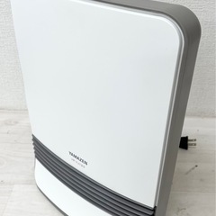 M【中古品】YAMAZEN 山善 セラミックヒーター 1200/1100W 2段階切替 ホワイト HF-J123 W 2018年製 季節家電の画像