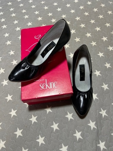 社交ダンス シューズ23.5 黒 (天の川) 谷山の靴の中古あげます・譲り