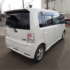 総額14.8万円 ダイハツ ムーヴコンテ カスタムX 車検2年 4WD スマートキー 社外オーディオ ポータブルナビの画像