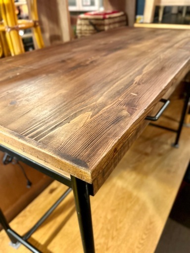 《売約済》ランデスク　クラッシュゲート　関家具　ノットアンティークス　crush gate knot antiques LAN ラン　デスク　パイン古材仕様 90cm パイン材　古材　検　ビンテージ　アンティーク　desk vintage antique iron アイアン　男前家具　インダストリアル　industrial