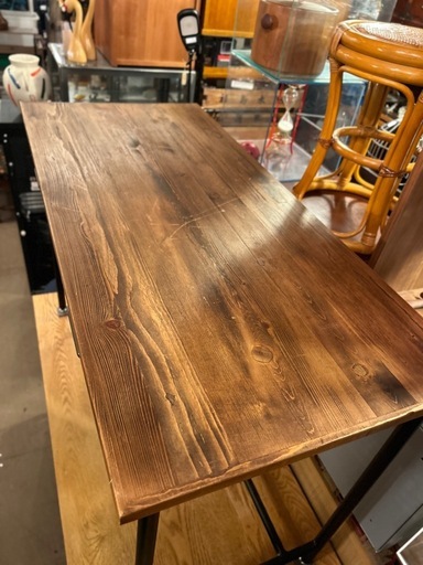 《売約済》ランデスク　クラッシュゲート　関家具　ノットアンティークス　crush gate knot antiques LAN ラン　デスク　パイン古材仕様 90cm パイン材　古材　検　ビンテージ　アンティーク　desk vintage antique iron アイアン　男前家具　インダストリアル　industrial
