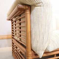 estic(エスティック)取扱いのブランド CASABLANCA (カサブランカ)のCADENZA(カデンザ) 3人掛けソファです。リゾートスタイルが叶うセパレートタイプのラタン3Ｐソファ♪の画像