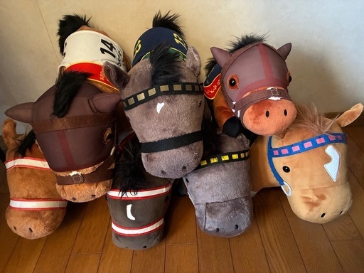 あげます】競走馬 うまぬいぐるみ (ささみ) 府中のおもちゃ