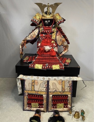 五月人形 武士の鎧 高さ約70cm 付属品あり (のあ🍎即渡しOK) 西熊本の