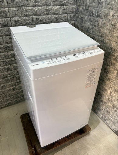 東芝　全自動洗濯機　ZABOON　6.0kg　AW-6DH1　2021年製