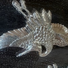 鶴 額装 24K GP 金メッキ 記念品 縁起物 昭和レトロの画像