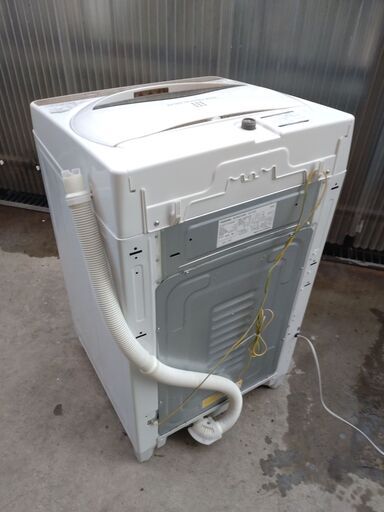 5,000円/01 TOSHIBA 東芝 浸透パワフル洗浄 電気洗濯機 上開き 5Kg 99L AW-5G8 グランホワイト 2020年製 清掃済み 通電確認済み