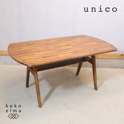 unico(ウニコ)のSWELLA(スウェラ)ダイニングテーブルW1400です