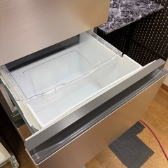 #90 売れ筋3ドア!! HITACHI 2022年 R-27RV 265L 右開き 冷凍冷蔵庫の画像