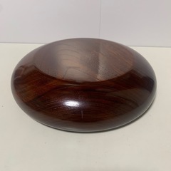 木製、菓子器、直径23cmの画像