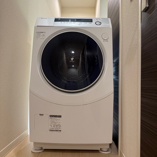 ドラム式洗濯機SHARP シャープ ES-H10B-WL (Pimi) 京都の生活家電