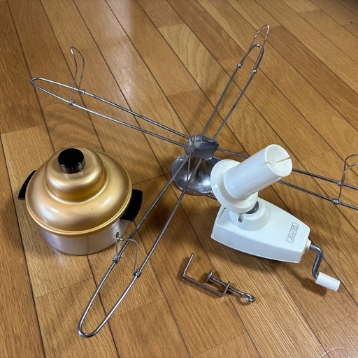 湯のし器&玉巻器&糸くり機編み物毛糸昭和レトロ (さくら) 摂津本山の