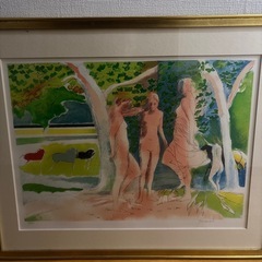 フランスの画家ポール・ギヤマン（Paul Guiramand）リトグラフの画像