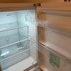 2ドア 冷凍冷蔵庫の画像