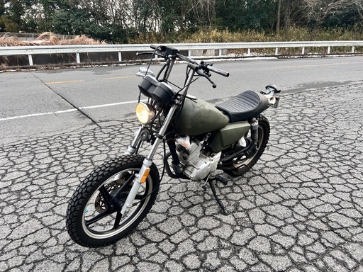 yb125sp B級チョッパー カスタム ラットスタイル