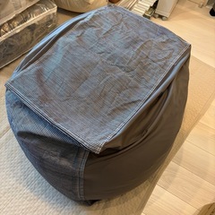 無印良品 体にフィットするソファ 本体&デニムカバー（ヒッコリー）の画像