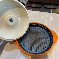 【電子レンジ専用プレート】【new COOK ART mini】クリーニング済み【管理番号0125】野の画像