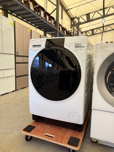 T11723【AQUA/アクア ドラム洗濯機 12㎏】 2025年製 AQW-SD12R-L