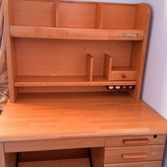 勉強机　デスク　コンセント照明付き　の画像
