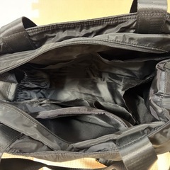 マザーズバッグ ポケット10個 ナイロン 黒の画像