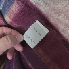 【未使用】チェック柄ストール②の画像