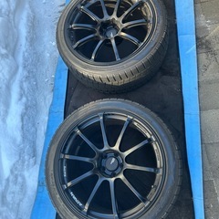 ADVAN Racing RSII 冬タイヤ付き の画像