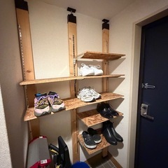 木製　シェルフの画像