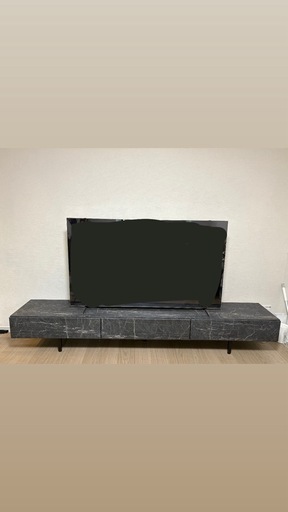 LOWYA テレビボード 240cm大川家具 国産ブラック
