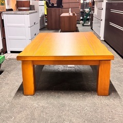 A2038🌟配送設置可🙌 ハギハラスリーアイ家具調こたつはるか120E 🌟の画像