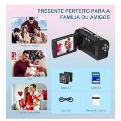 ビデオカメラ 2.7K 16 倍デジタルズーム 2.8インチ 卒業式 卒園式の画像