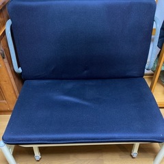 【2/5まで】ニトリ　折りたたみソファベッド　シングルの画像